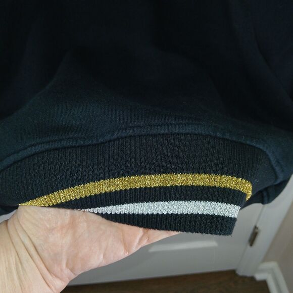 Vintage Y2K Southpole Track Jacket Mens XL Black Gold Zip Up Hip Hop StreetWear - Picture 13 of 16